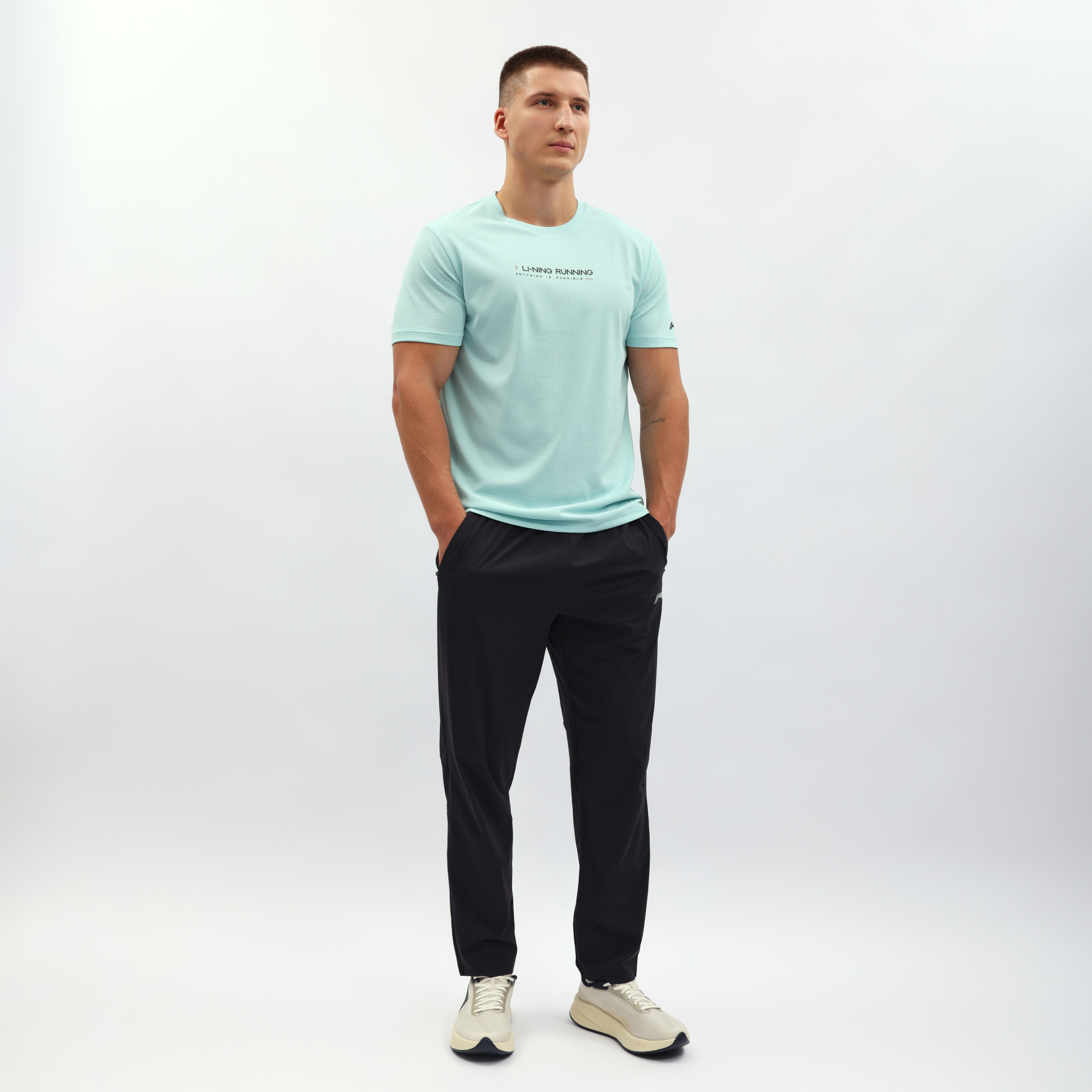 ATSW135-5 Футболка Jogging синий